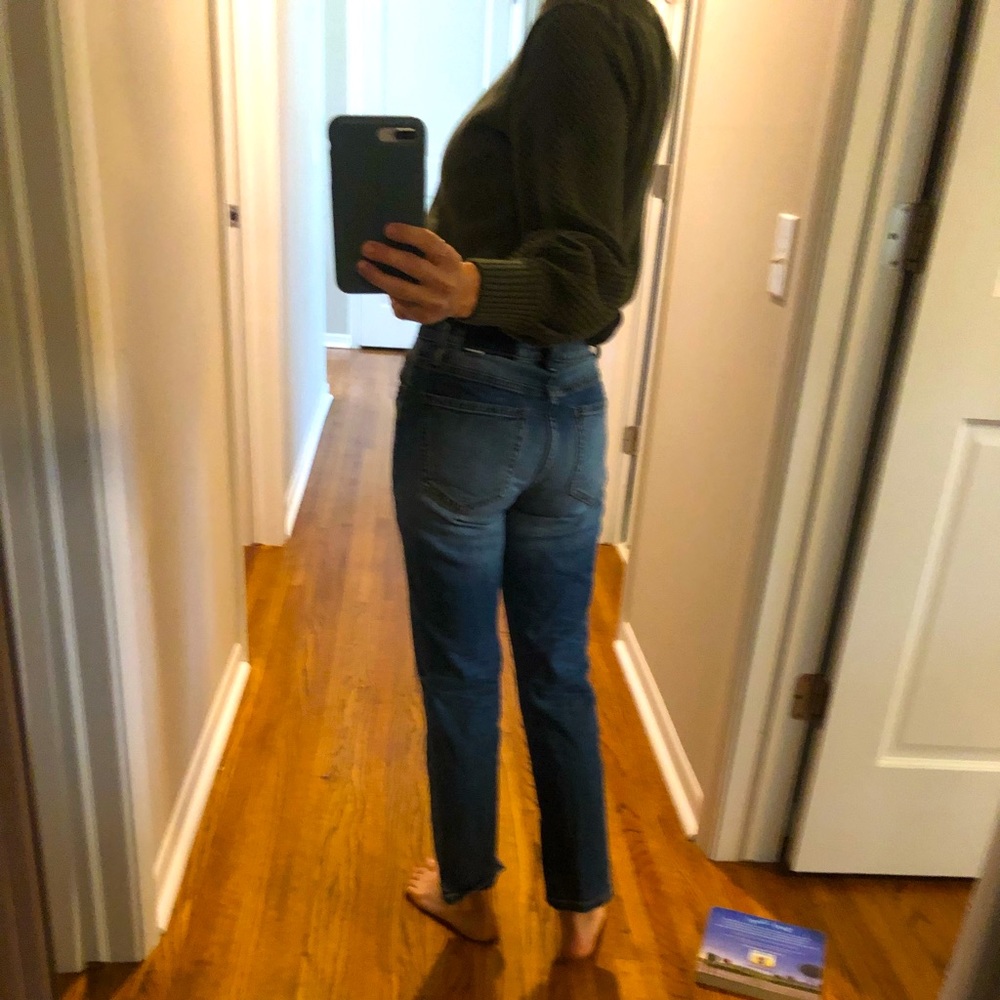 DAZE High Waist Crop Jeans Size 24